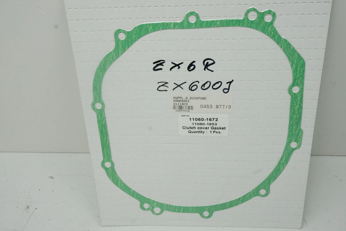 Junta tapa embrague, tapa cárter 11060-1672 11060-1853 ZX6R ZX600J - NUEVO