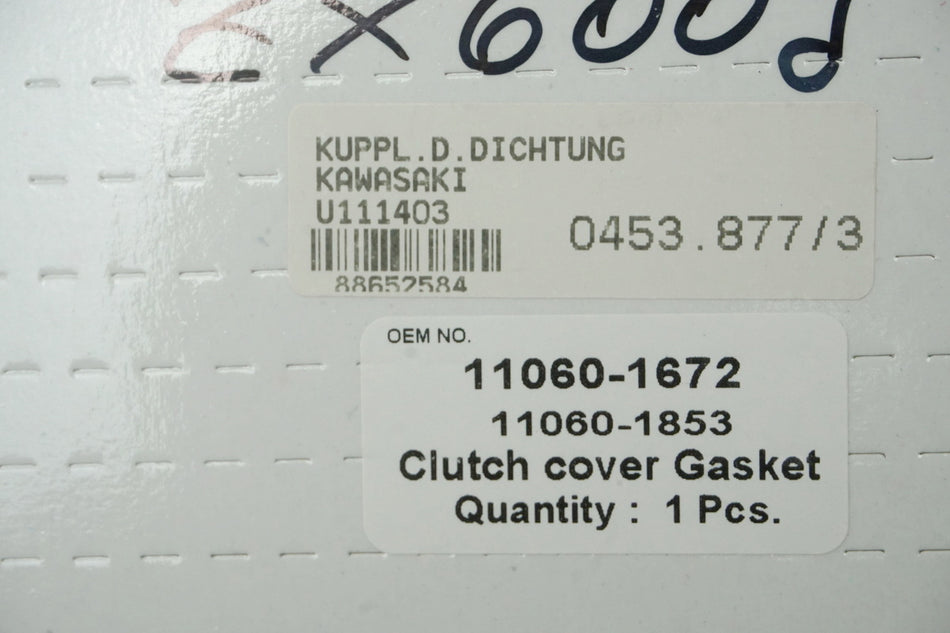 Dichtung Kupplungsdeckel Gehäusedeckel 11060-1672 11060-1853 ZX6R ZX600J - NEU
