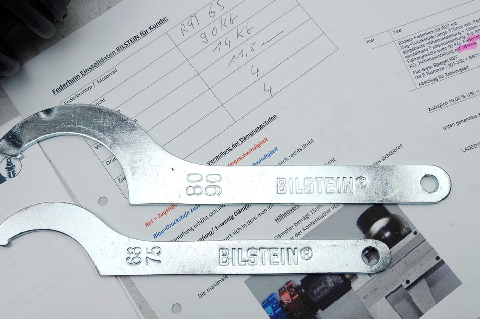 BMW R nine T Urban G/S 0J41 Bilstein Federbein hinten Stoßdämpfer einstellbar