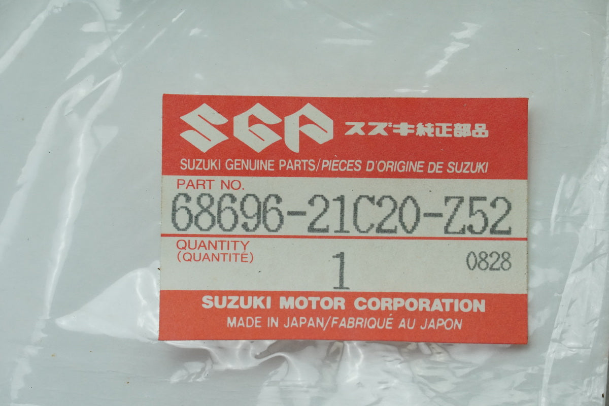 Emblema adhesivo original Suzuki 68696-21C20-Z52 GSX-F 600 - NUEVO