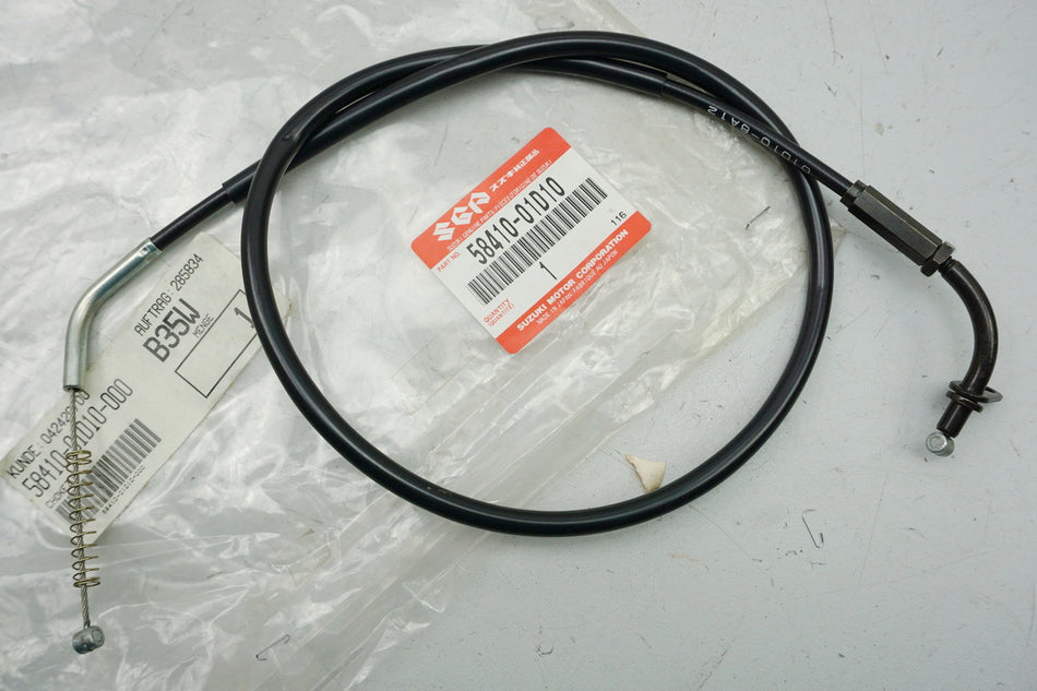Suzuki Cable de estrangulador, original 58410-01D10-000 GS500E - NUEVO