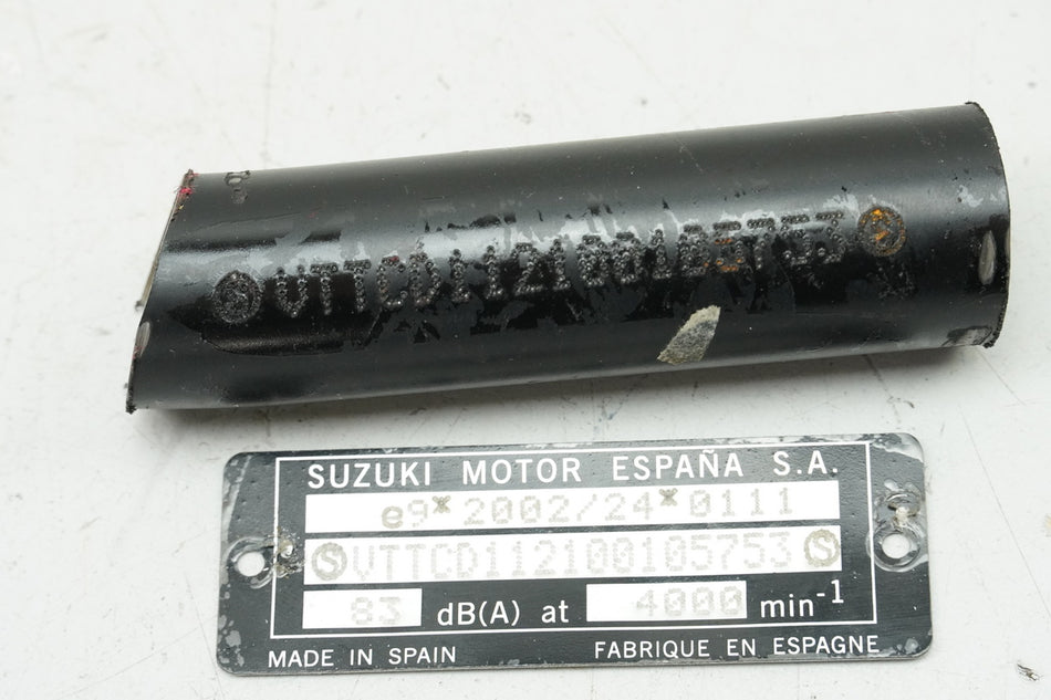 SUZUKI UH 200 G CD BURGMAN Rahmen & Brief Rahmenkopf Typenschild + COC Dokument
