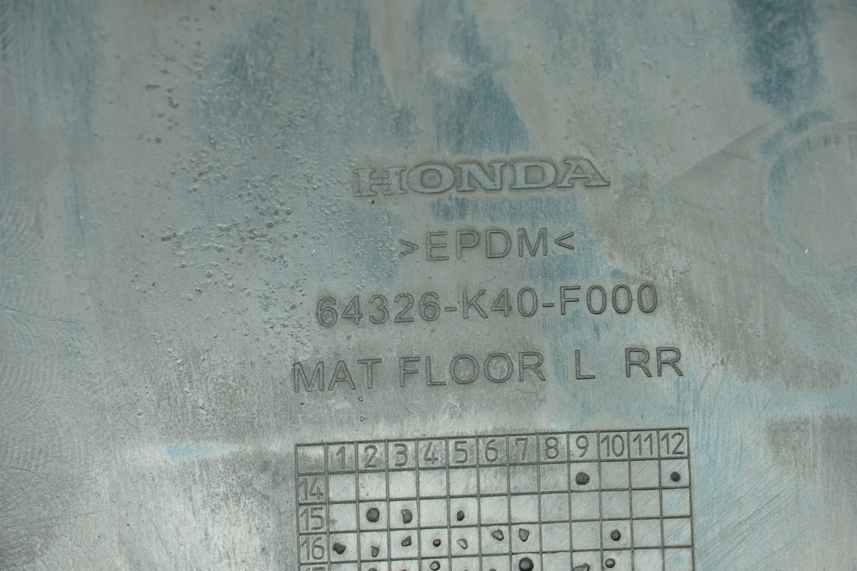 Honda NSS 125 AD JF69 Forza Tread Rubber Floor Mat Front Left & Rear (Footboard)