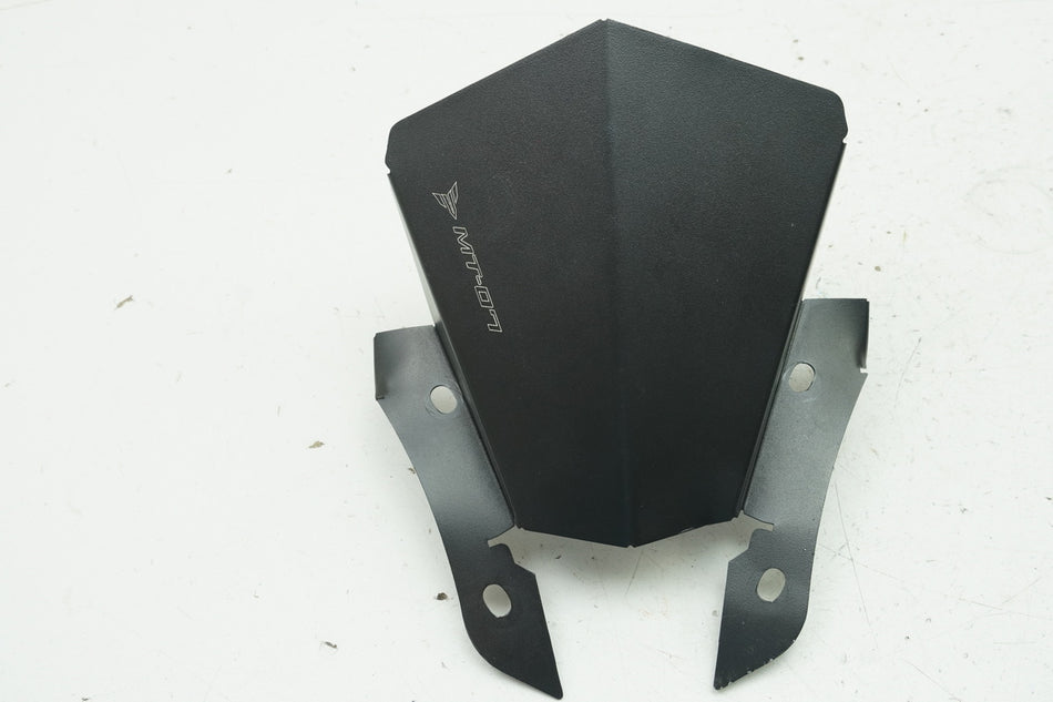 YAMAHA MT07 RM04 Parabrisas de aluminio negro Cubierta