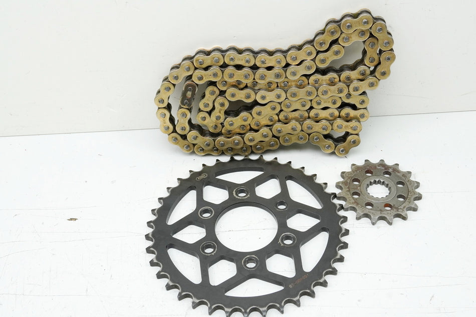Royal Enfield Himalayan Kettensatz Kettenrad Ritzel Kette DID 525 VX3 16 - 38