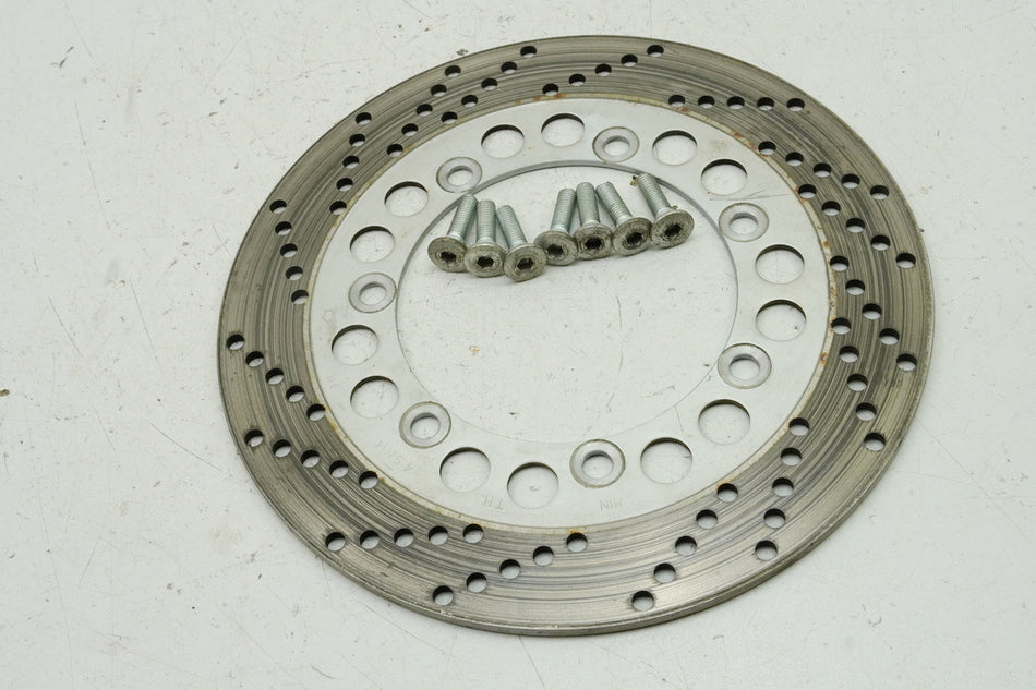 KAWASAKI EN 500 EN 500 A Disco de freno delantero Tornillos 4,868 mm 13998 km para llanta