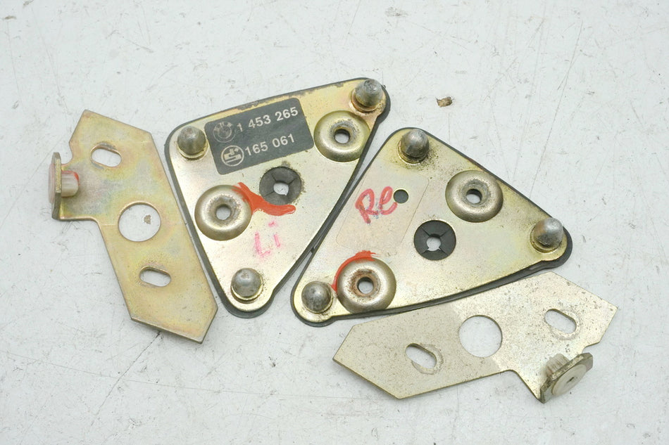 BMW K 100 RS Soporte espejos izquierdo y derecho Placa de sujeción Soporte de montaje