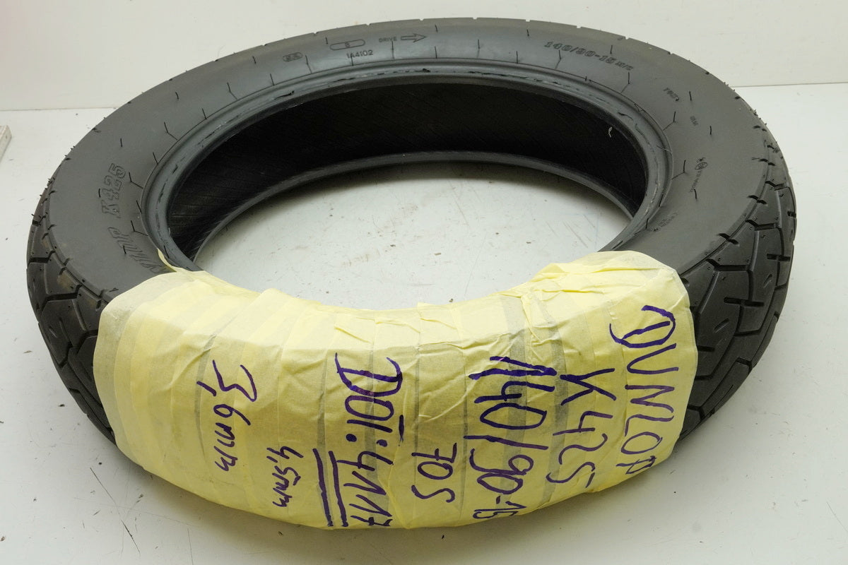 Dunlop K 425 140/90 15 (70S) Rear Tire (e.g. for Kawasaki EL 250)
