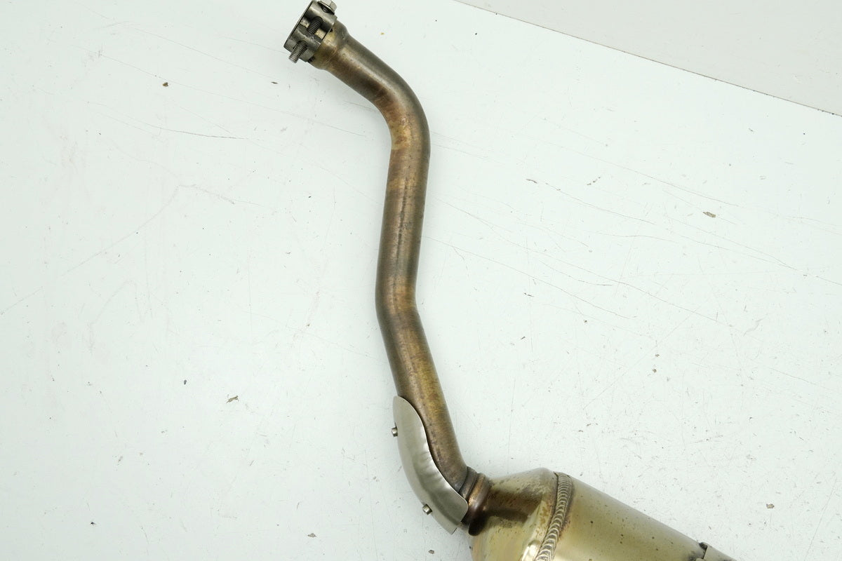 Aprilia Pegaso 650 660 Strada Auspuff links original Schalldämpfer Auspufftopf