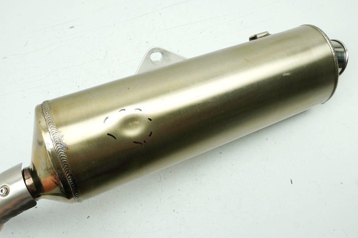 Aprilia Pegaso 650 660 Strada Auspuff links original Schalldämpfer Auspufftopf