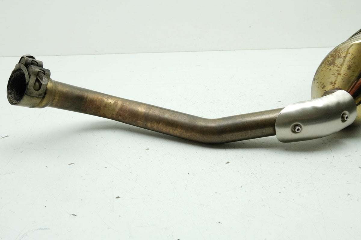Aprilia Pegaso 650 660 Strada Auspuff links original Schalldämpfer Auspufftopf