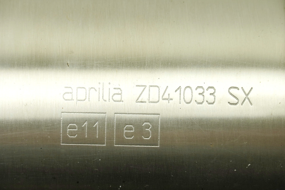 Aprilia Pegaso 650 660 Strada Auspuff links original Schalldämpfer Auspufftopf