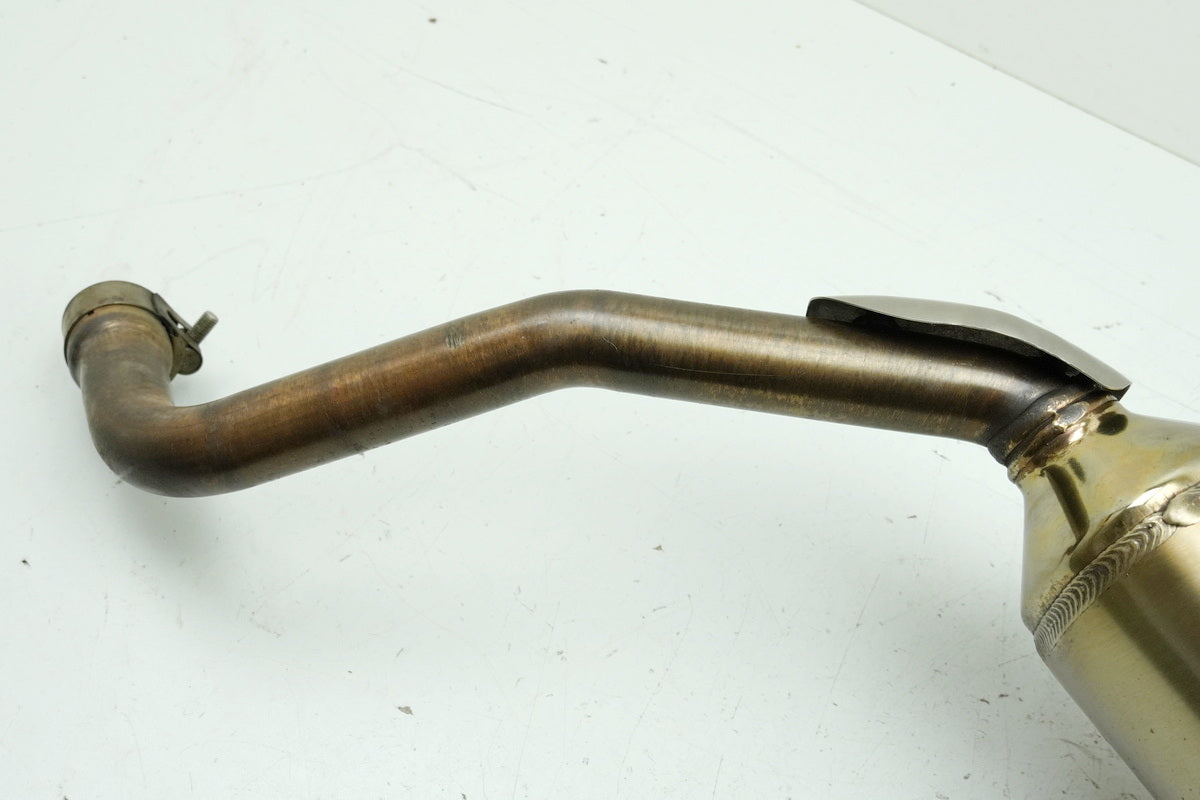 Aprilia Pegaso 650 660 Strada Auspuff links original Schalldämpfer Auspufftopf