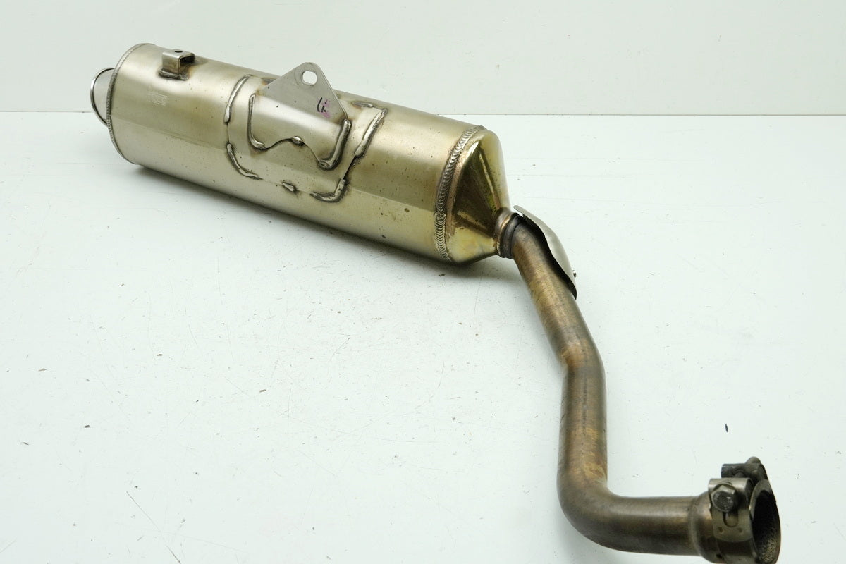Aprilia Pegaso 650 660 Strada Auspuff links original Schalldämpfer Auspufftopf
