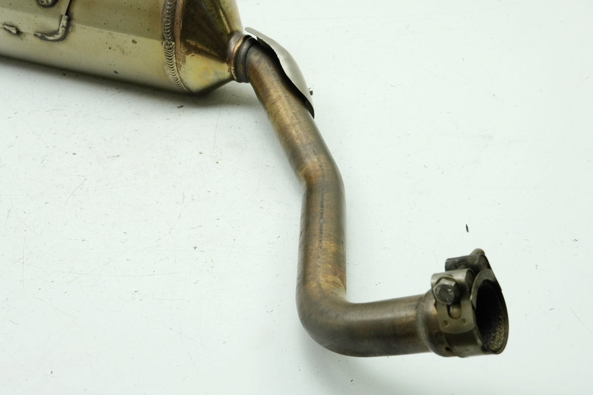 Aprilia Pegaso 650 660 Strada Auspuff links original Schalldämpfer Auspufftopf