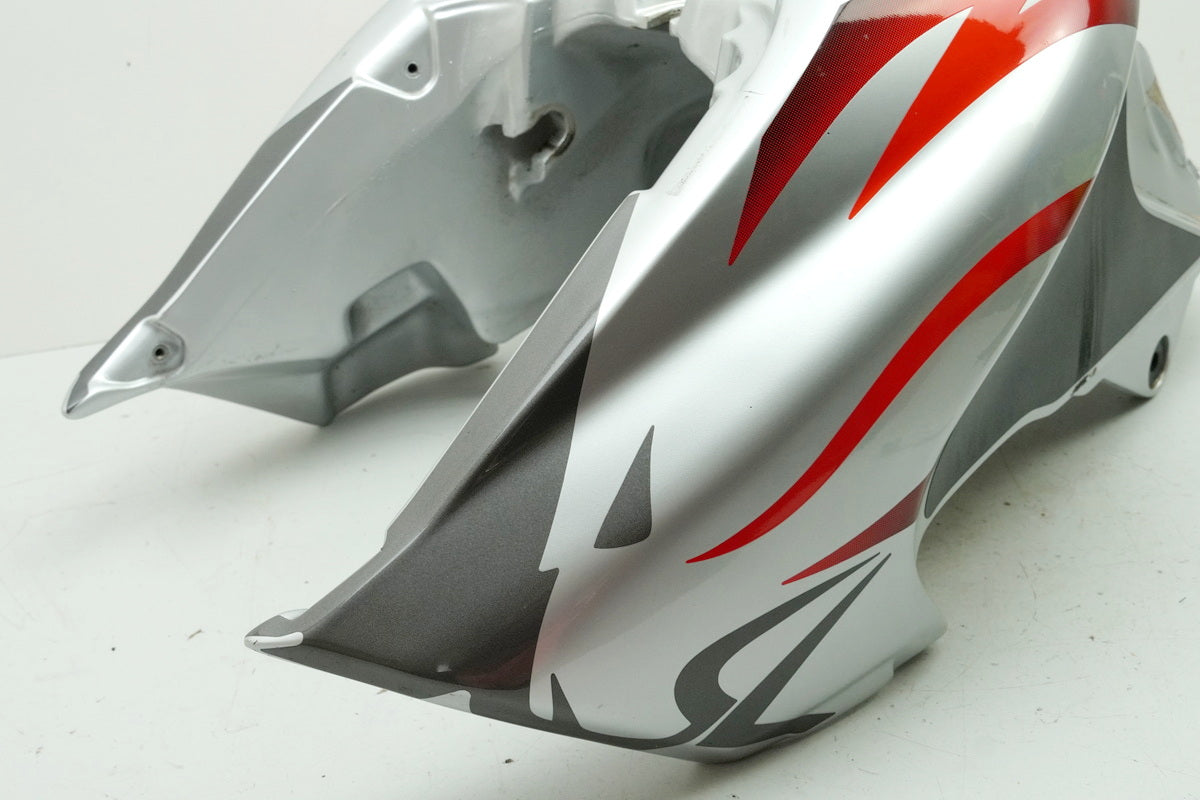 Aprilia Pegaso 650 660 Strada Tank Benzintank Kraftstofftank 2007 Grau/ Platinum