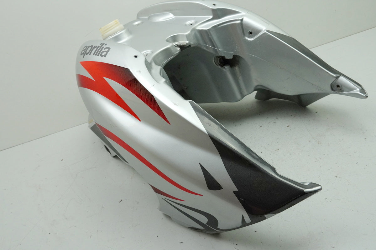 Aprilia Pegaso 650 660 Strada Tank Benzintank Kraftstofftank 2007 Grau/ Platinum