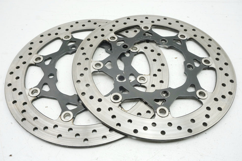 SUZUKI GSX 650 F WVCJ ABS BANDIT Discos de freno delanteros Par Brake Disc