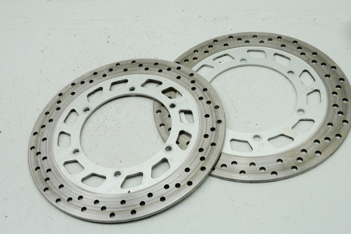 YAMAHA XV 750 4PW 1100 3LP VIRAGO Front Brake Discs Left Right Brake Disc