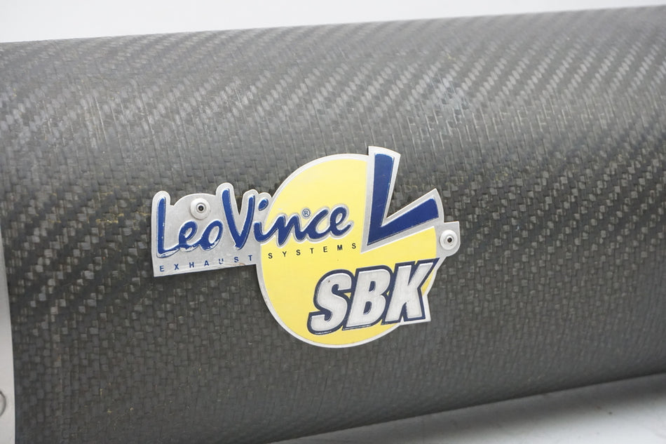 KAWASAKI ZR7 ZR750F Escape Leo Vince Carbon Oval Silenciador ABE