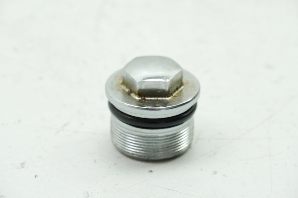 HONDA XR 125 L JD19 Tornillo tapón horquilla tubo horquilla tapón tapa - Par