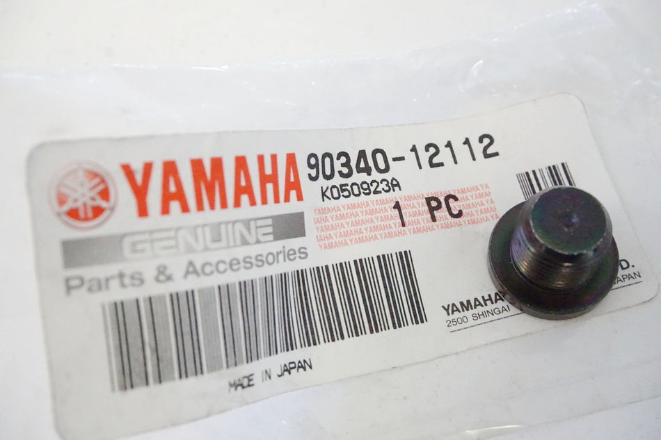 Yamaha Drain Plug Bolt Cylinder Original 90340-12112 MT-01 WR YP NEW