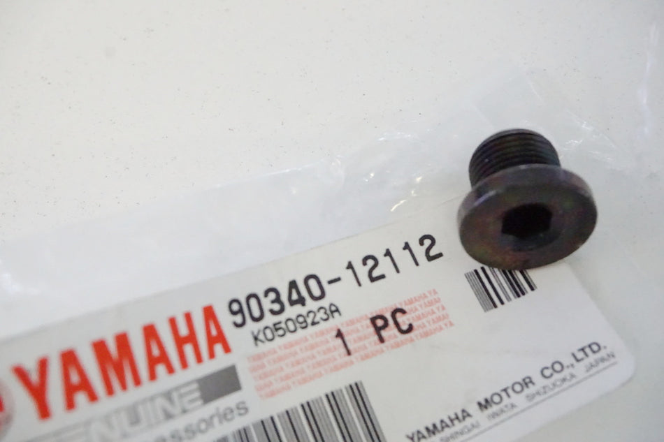 Yamaha Drain Plug Bolt Cylinder Original 90340-12112 MT-01 WR YP NEW