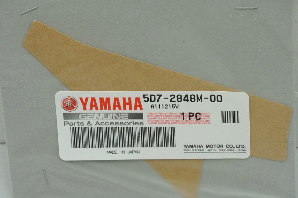 Yamaha YZF 125 R Sticker on Seat Emblem original 5D7-2848M-00 - NEW