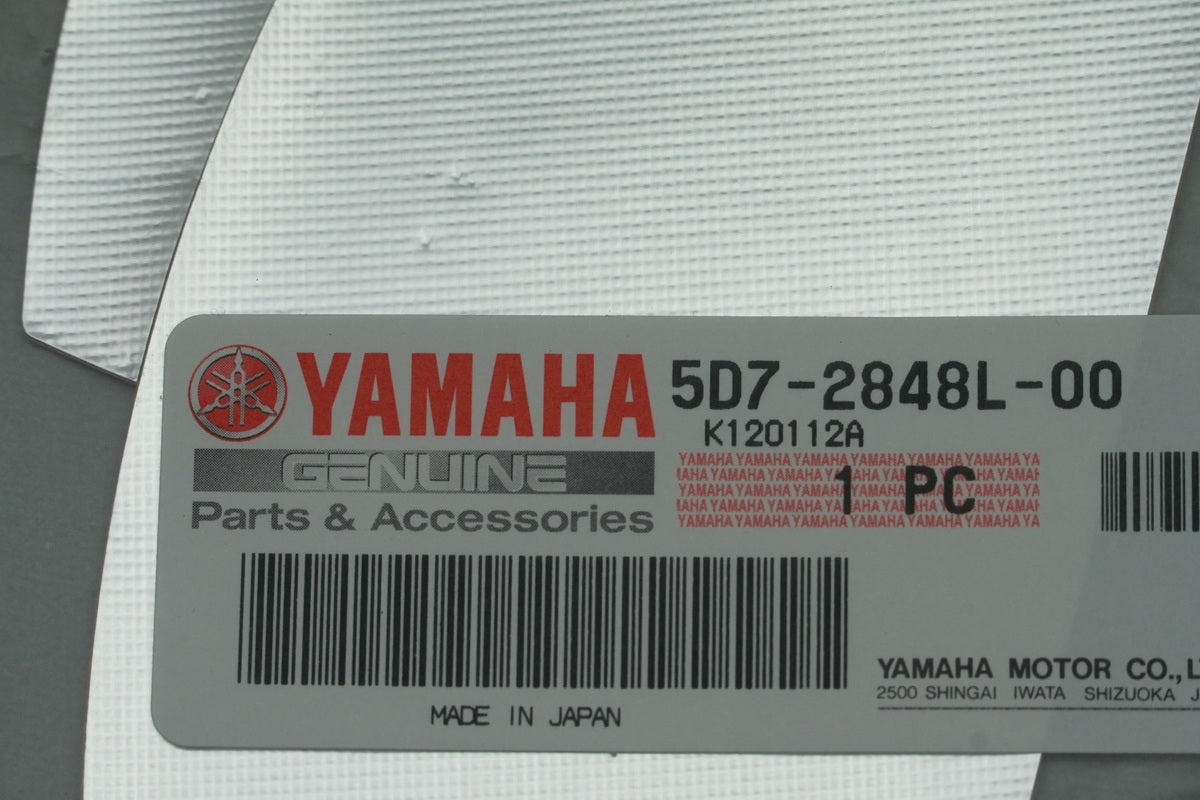 Yamaha YZF 125 R Aufkleber am Sitz Emblem original 5D7-2848L-00 - NEU