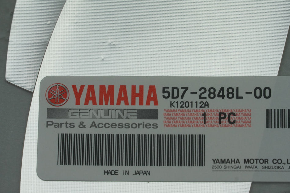 Yamaha YZF 125 R Sticker on Seat Emblem Original 5D7-2848L-00 - NEW