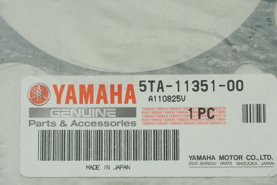 Yamaha WR 450 YZ YFZ junta original base de cilindro (para motor) NUEVA