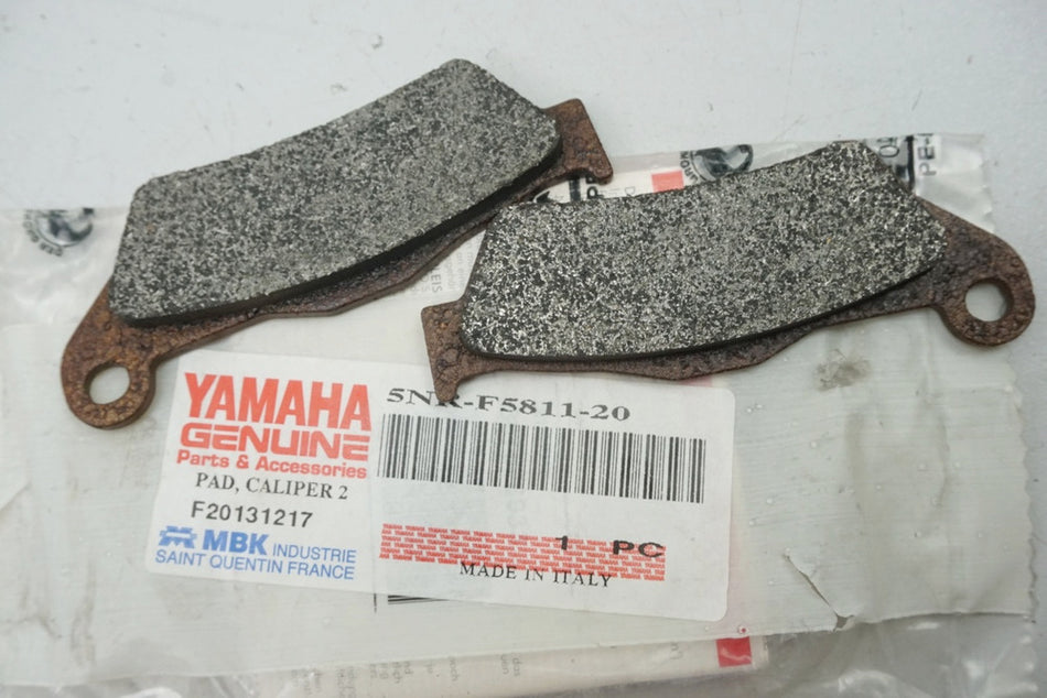 Yamaha Bremsbeläge Bremsklötze original 5NR-F5811-20 YP125 - NEU
