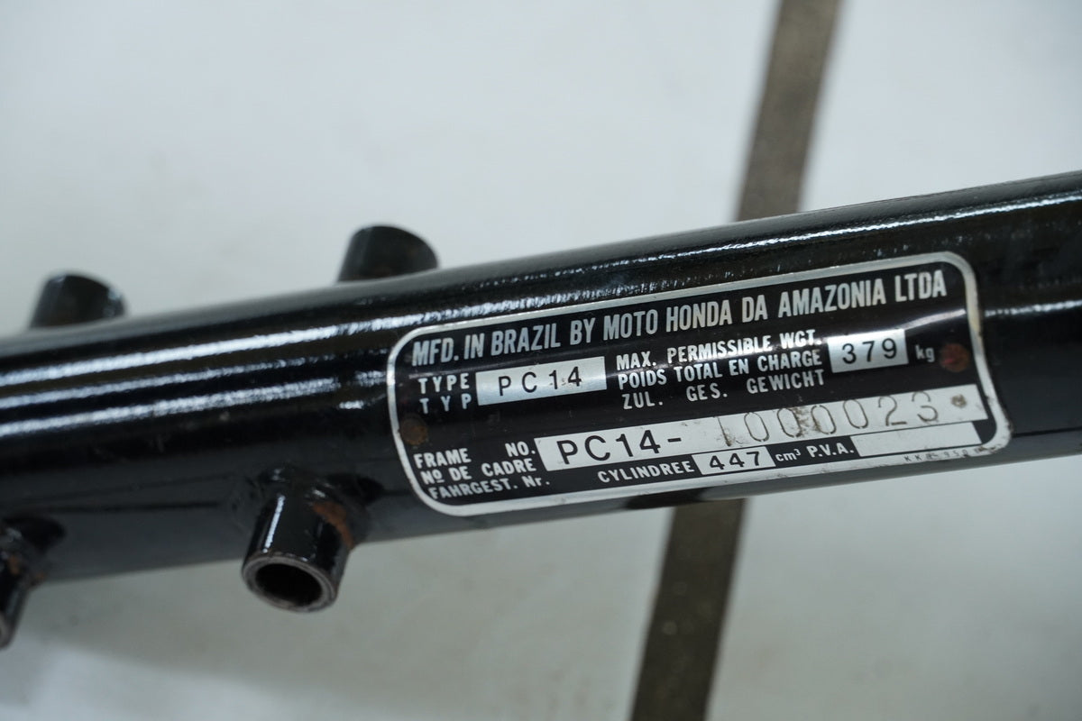 HONDA CB 450 N PC14 Rahmen & Brief Dokumente unfallfrei - Vermessungsprotokoll