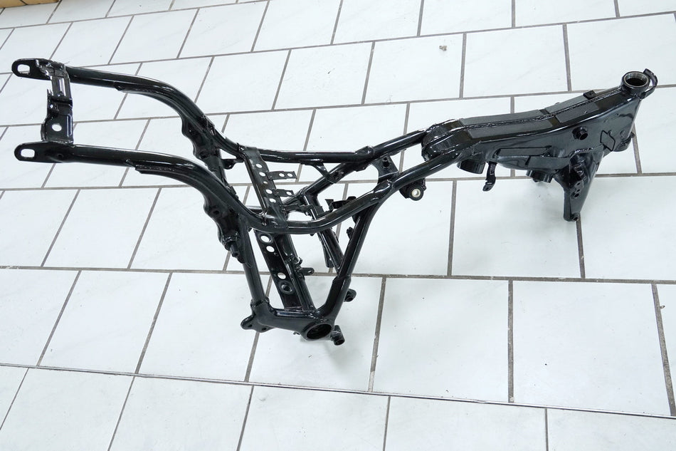 YAMAHA XV 750 4PW VIRAGO Rahmen & Brief Dokumente Frame Vermessungsprotokoll