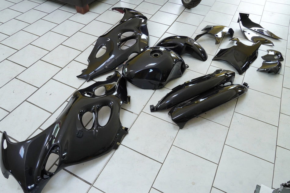 SUZUKI GSX 600 F AJ & 750 AK Juego de pintura Depósito Guardabarros Carenado Tapa 98-02