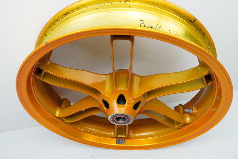 BUELL XB12S XB1 Lightning Llanta delantera Rueda oro J17 x 3.50 sin accidentes