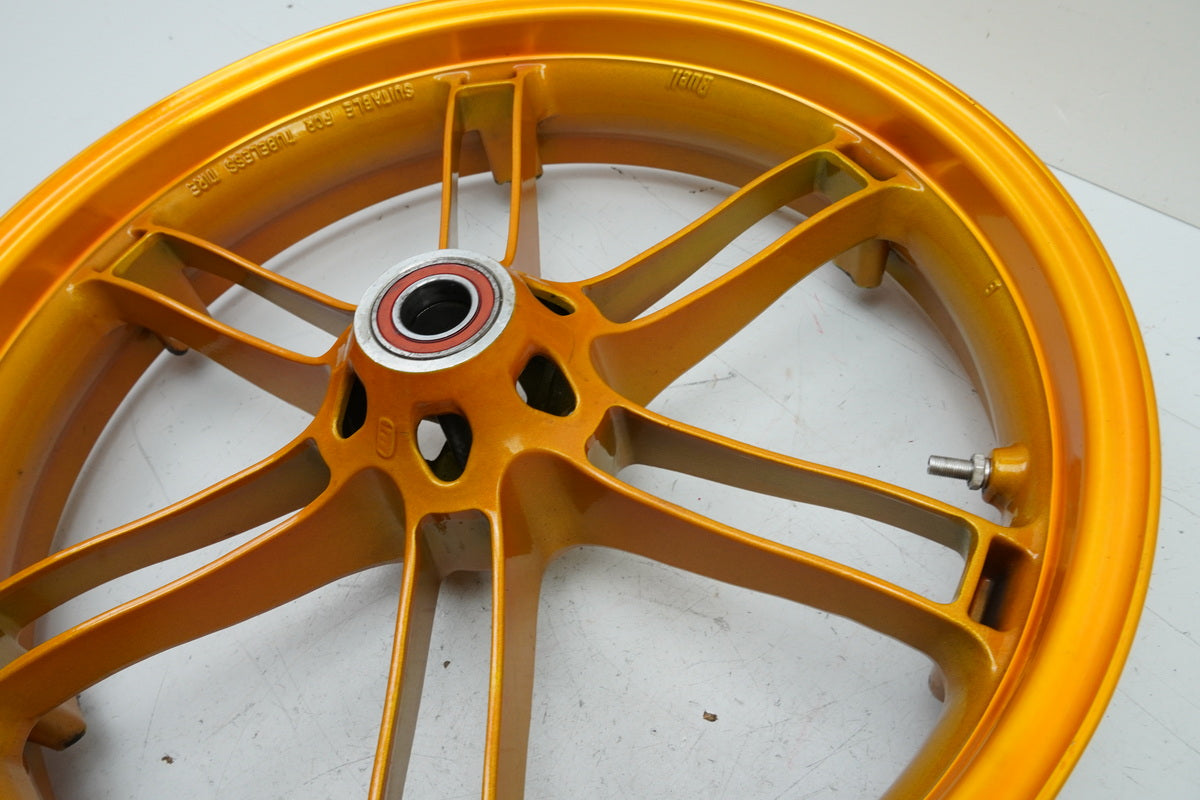 BUELL XB12S XB1 Lightning Llanta delantera Rueda oro J17 x 3.50 sin accidentes