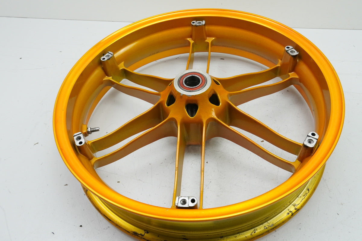 BUELL XB12S XB1 Lightning Llanta delantera Rueda oro J17 x 3.50 sin accidentes