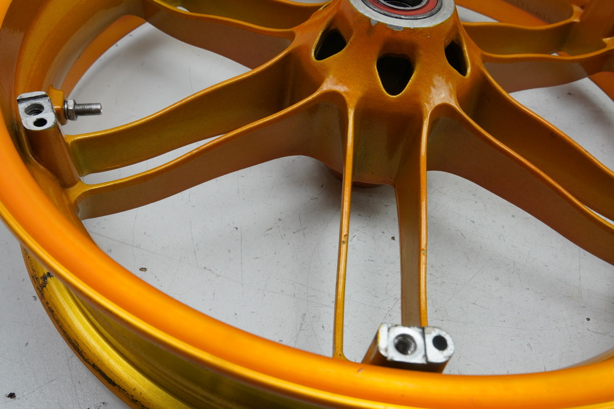 BUELL XB12S XB1 Lightning Llanta delantera Rueda oro J17 x 3.50 sin accidentes