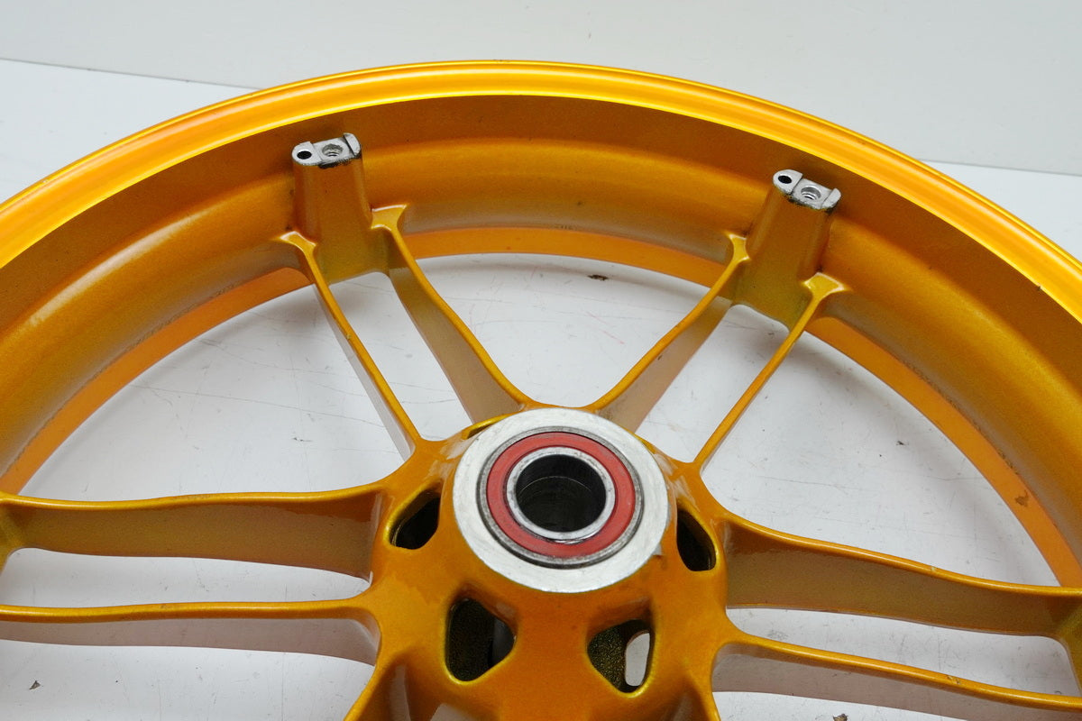 BUELL XB12S XB1 Lightning Llanta delantera Rueda oro J17 x 3.50 sin accidentes