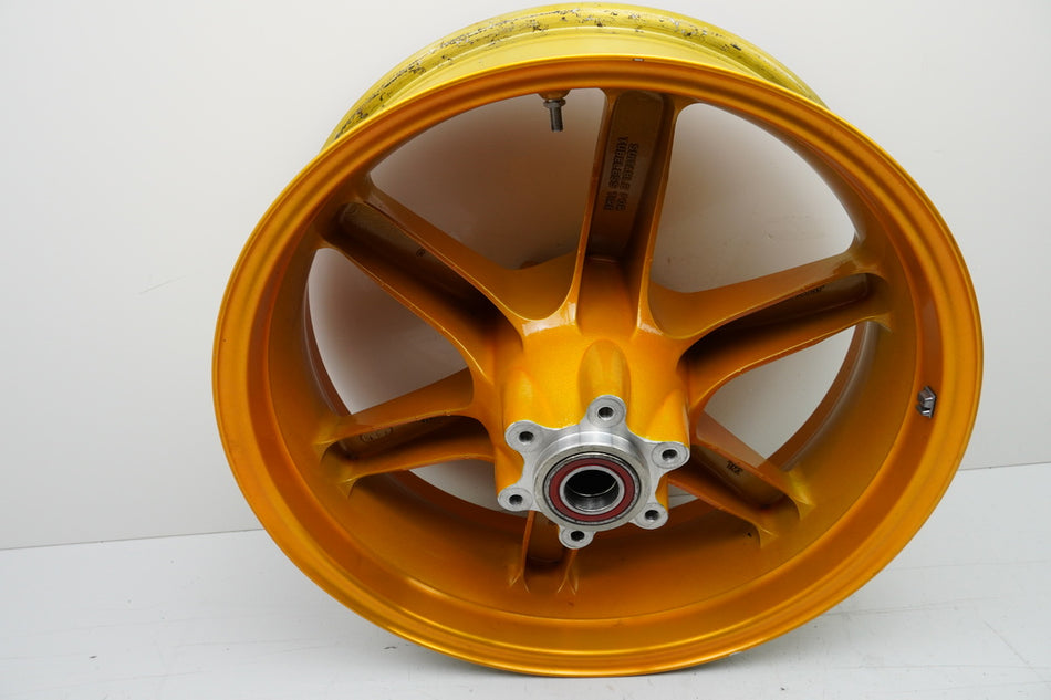 BUELL XB12S XB1 Lightning Llanta trasera Rueda dorada J17 x 5.50 sin accidentes