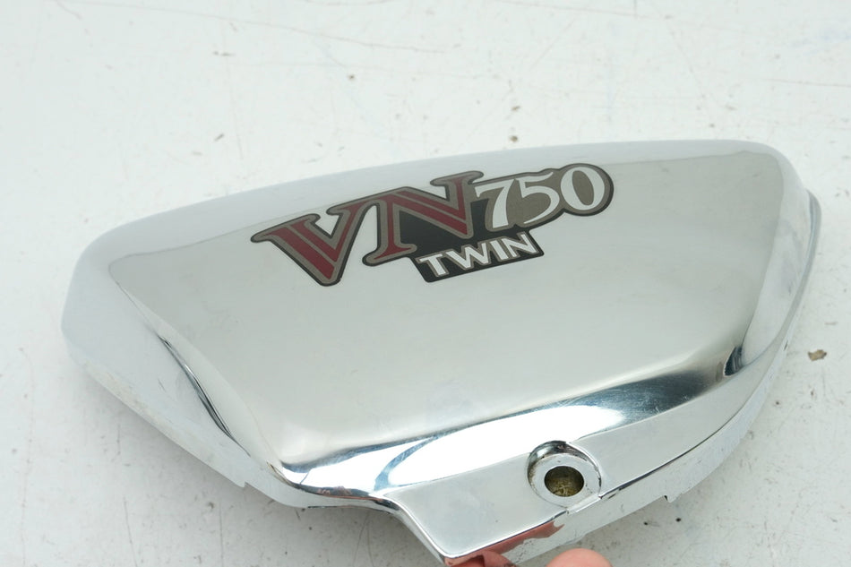 KAWASAKI VN 750 A-D Vulkan Twin Tapa lateral izquierda Cubierta Embellecedor Cromado
