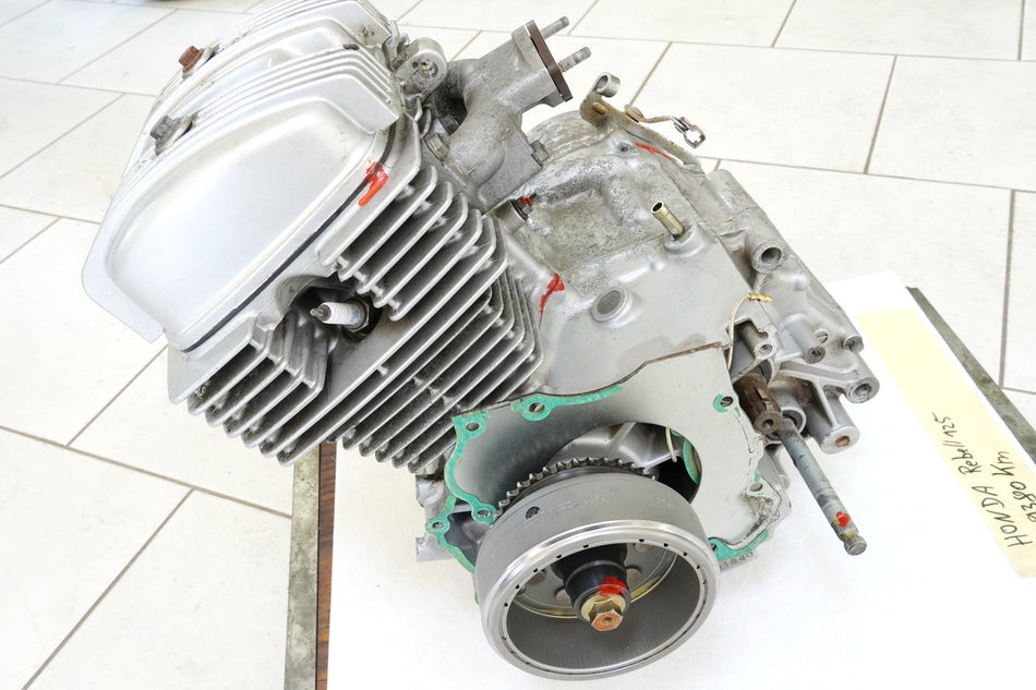 HONDA CA125 JC26 REBEL Motor Motor Cigüeñal Culata Caja de cambios - 9380 km