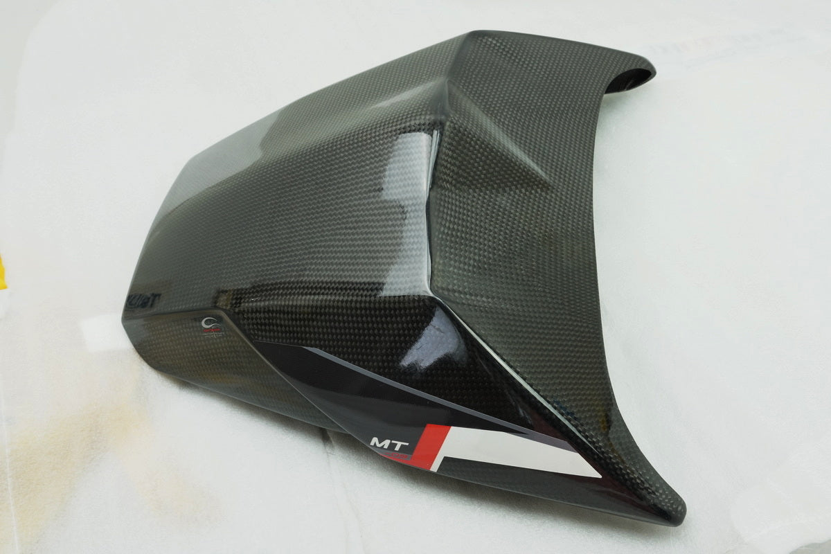 YAMAHA MT09 Sitzbankabdeckung Carbon Carbonin Höcker Sitzkeil Abdeckung Sitzbank