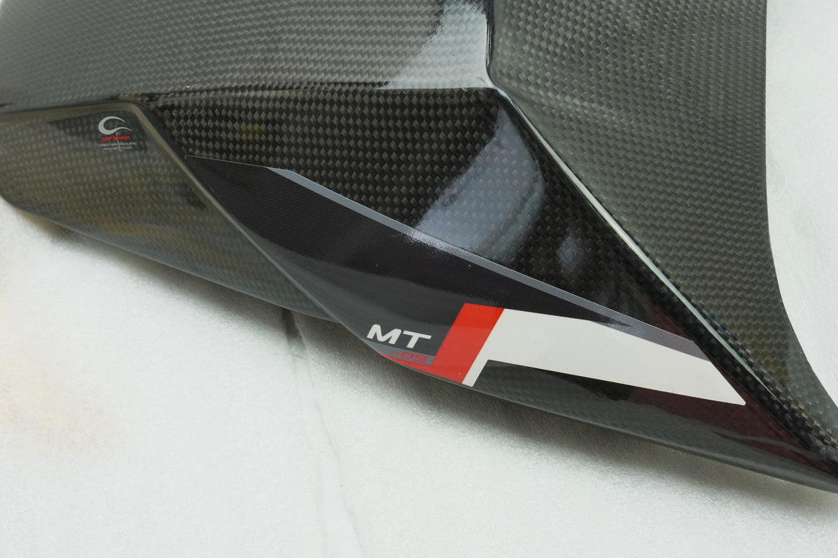 YAMAHA MT09 Sitzbankabdeckung Carbon Carbonin Höcker Sitzkeil Abdeckung Sitzbank