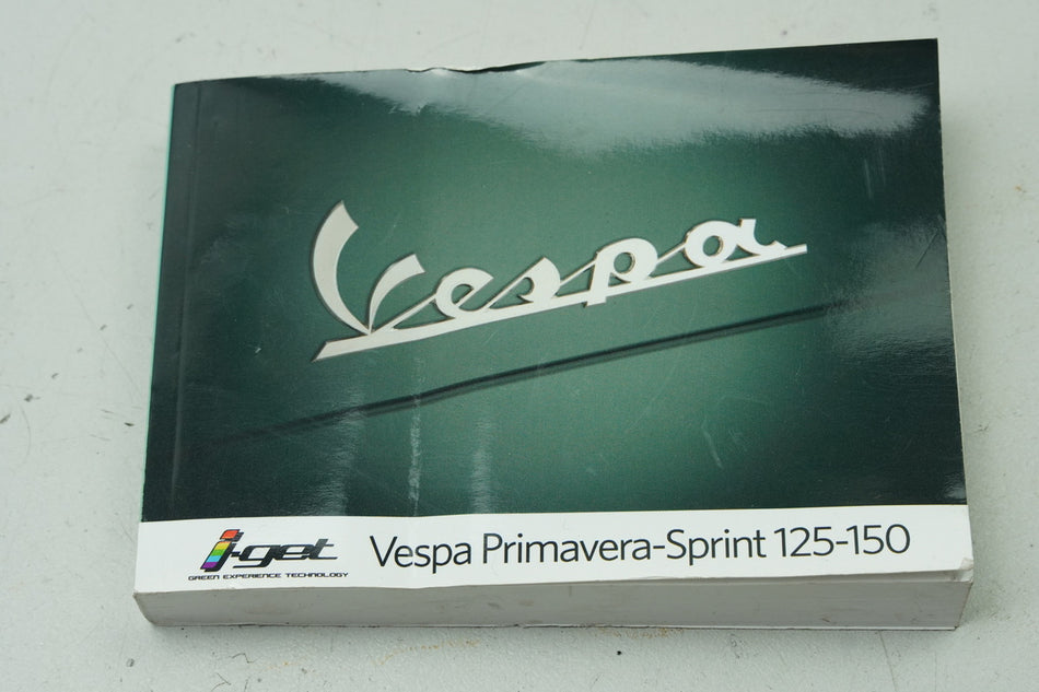 VESPA Primavera 125 150 i-Get Bedienungsanleitung Handbuch Betriebsanleitung