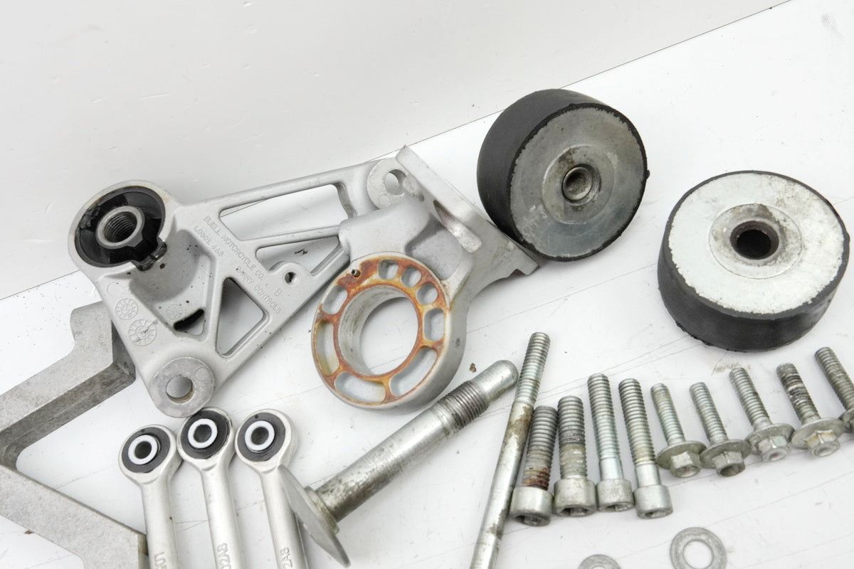 BUELL XB12S XB1 Lightning Soporte Motor Tornillos Goma Tornillos Soporte de Motor