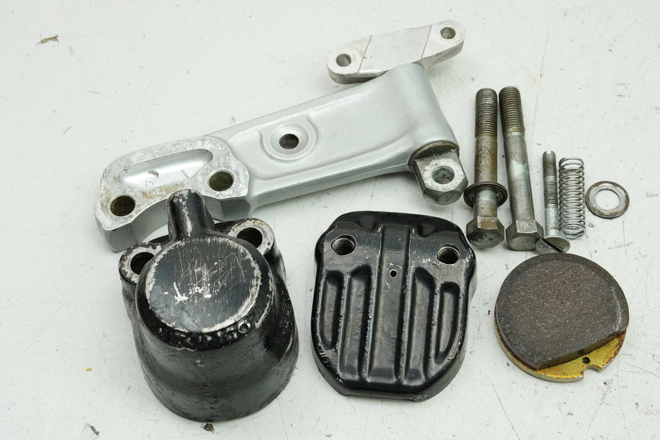 HONDA CB 250 G CB250G Pinza de freno delantera Pinza de freno Placa de anclaje Pastillas de freno 74-77