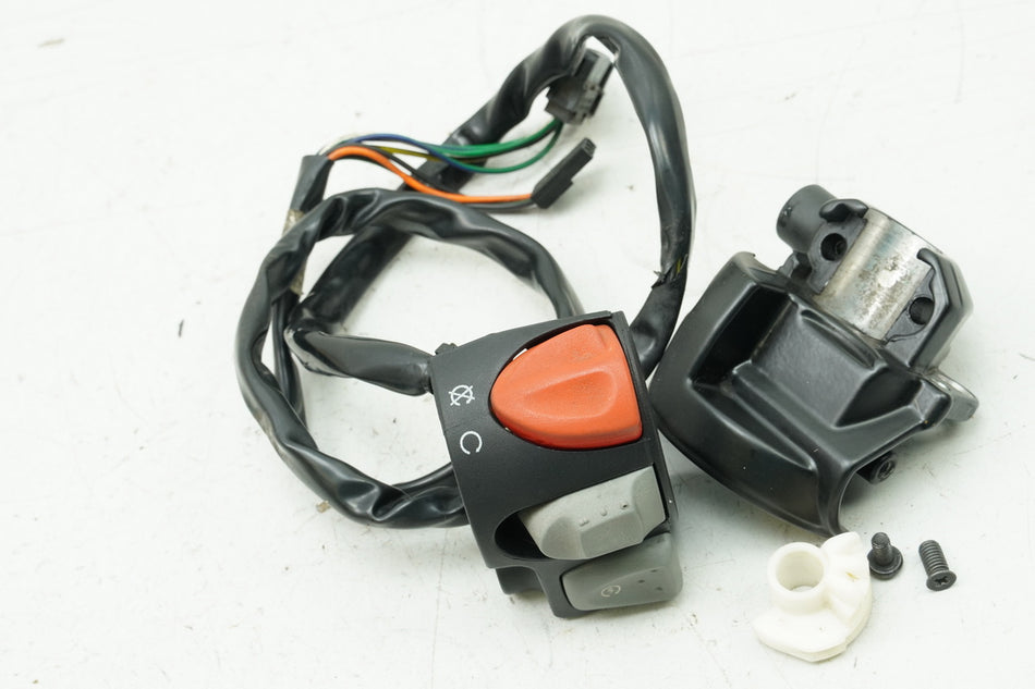 BMW F 650 GS E650G R13 Conmutador derecho del manillar Interruptor de paro de emergencia Interruptor de corte