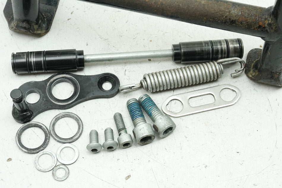 BMW R 1150 R R21 caballete central, soporte, resorte, perno, tornillo (para bastidor)